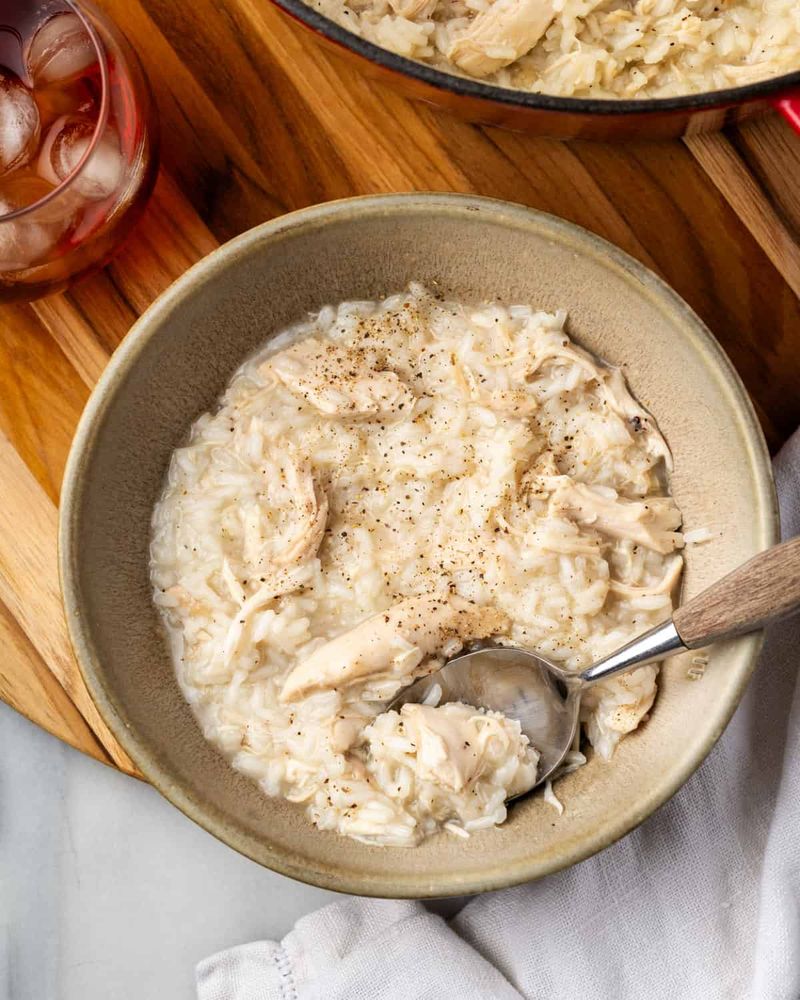 Chicken Backs and Rice