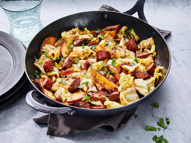 Sausage and Cabbage Skillet