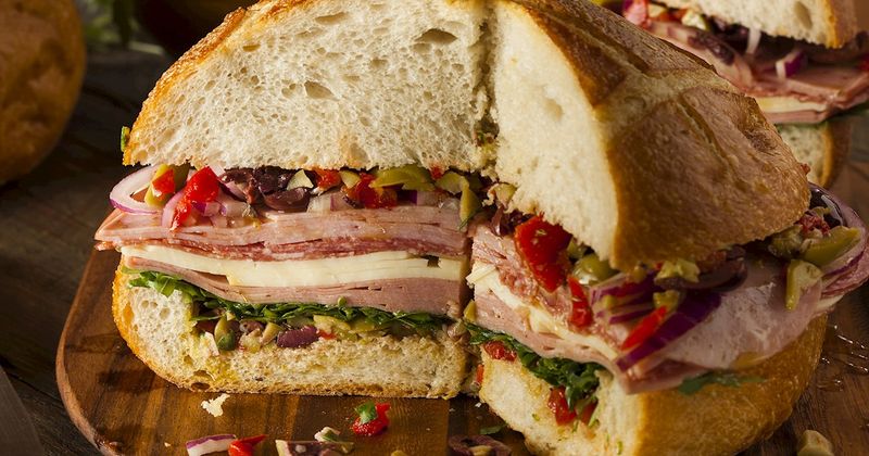 Hot Muffuletta — DiMartino’s Famous New Orleans Muffulettas, Metairie, LA