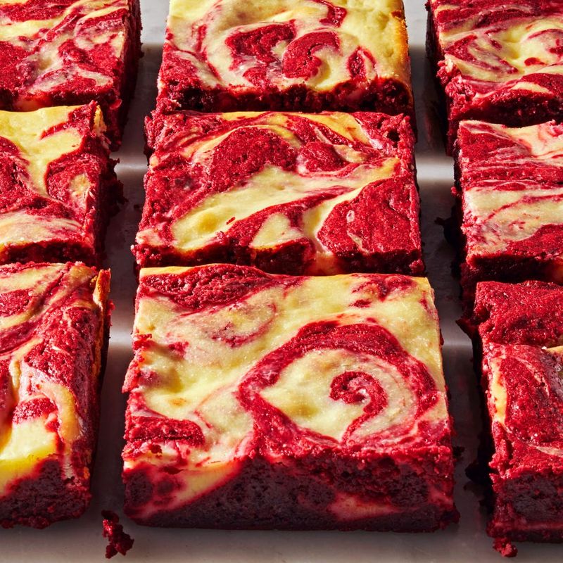 Red Velvet Blondies