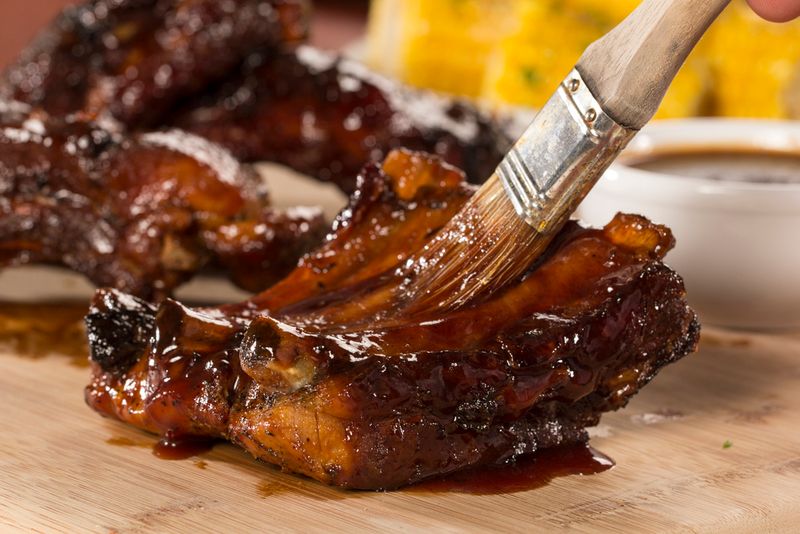 Pepper Jelly Glazed Ribs