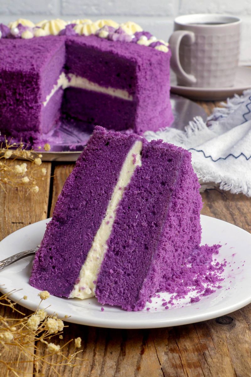 Ube Chiffon Cake