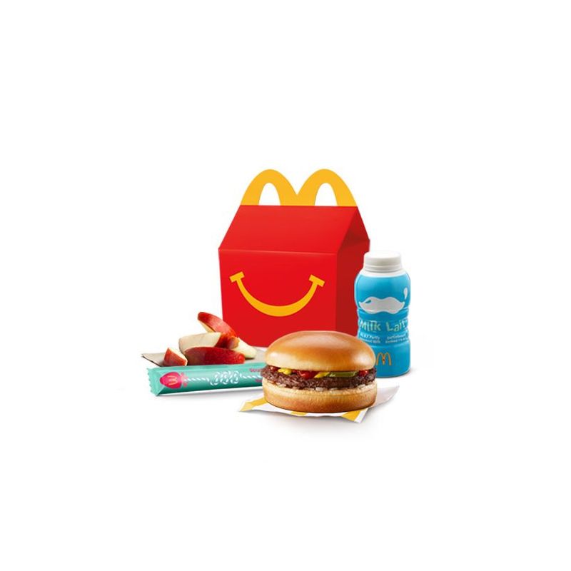 Hamburger with Apple Slices