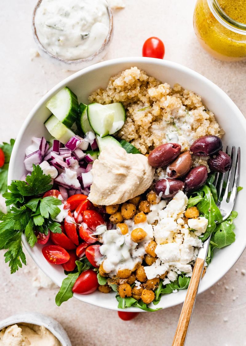 Greek-Style Quinoa Power Bowl