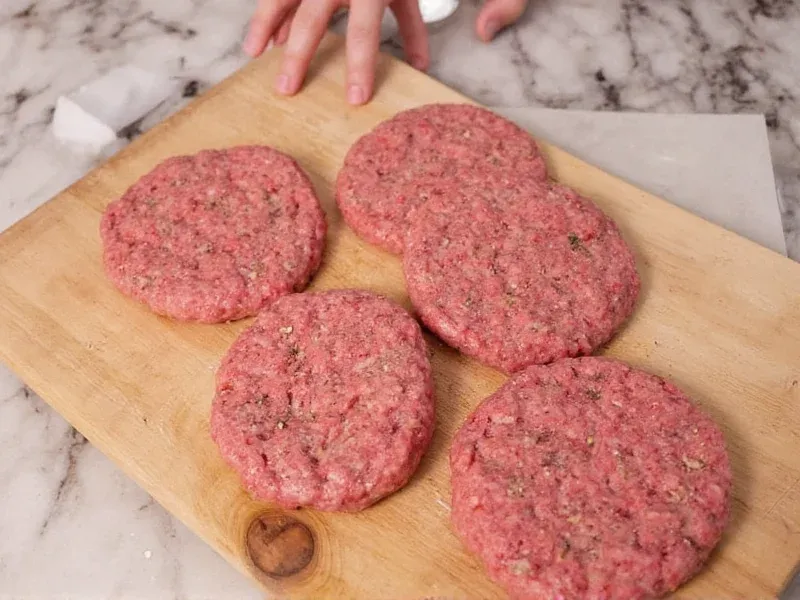 Salt the outside right before cooking