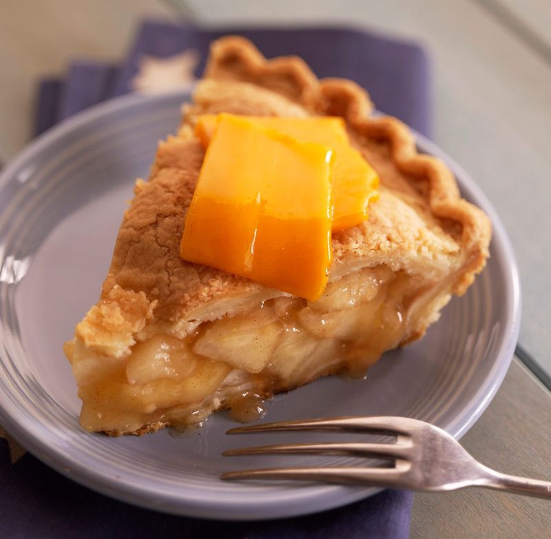 Apple Pie with Cheddar