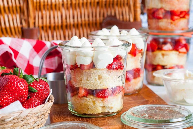 Dessert Side: Strawberry Shortcake Cups