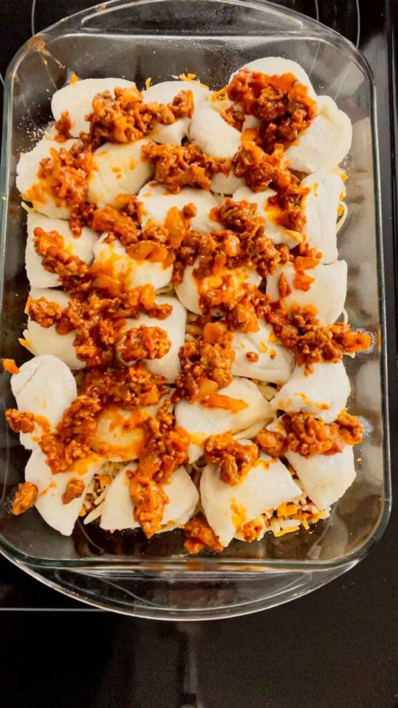 Ground Beef and Potato Pierogi Bake