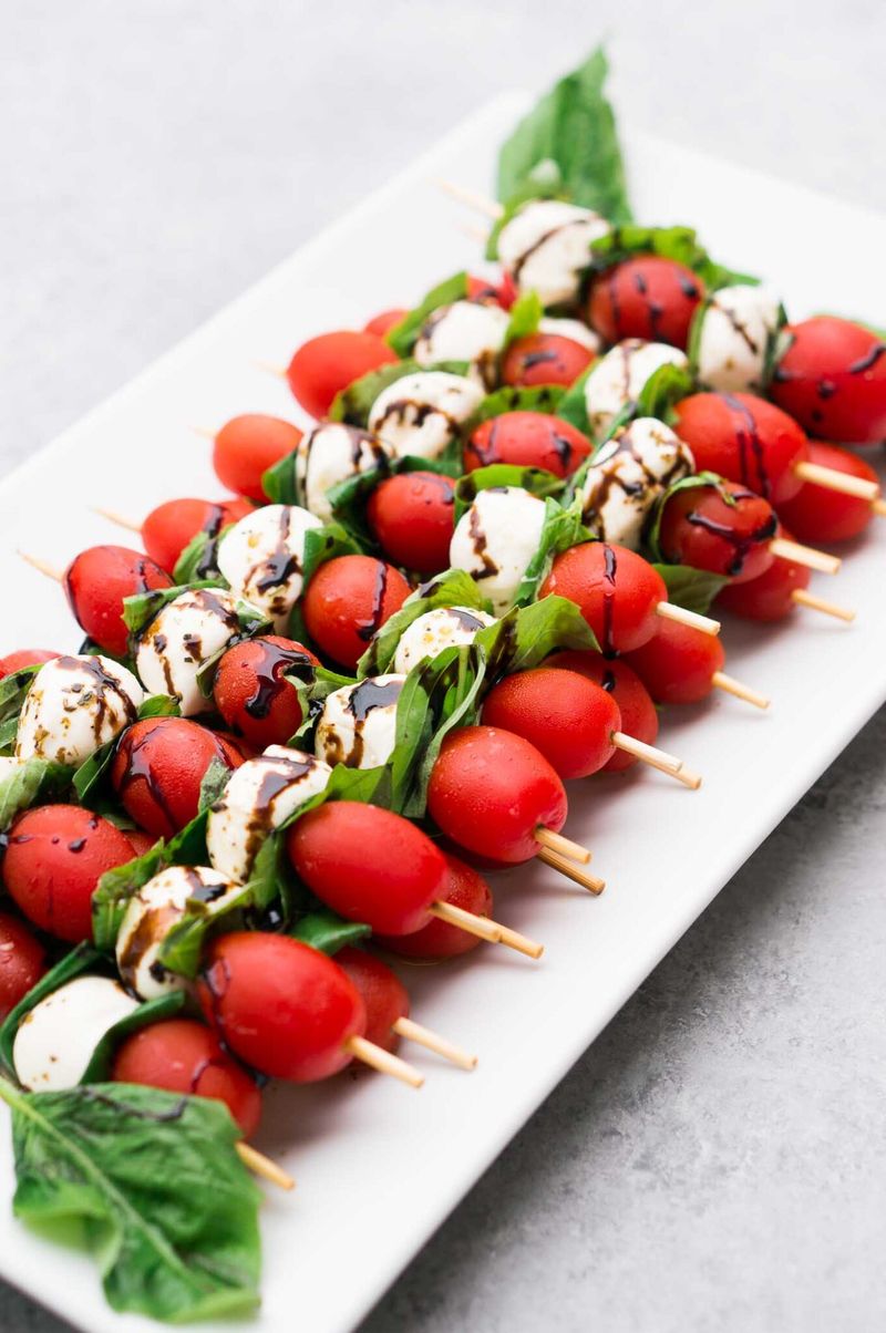 Mini Caprese Skewers
