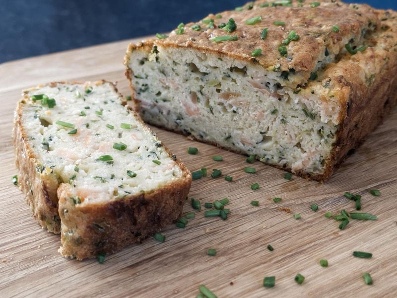 Smoked Salmon, Cream Cheese, and Dill Loaf