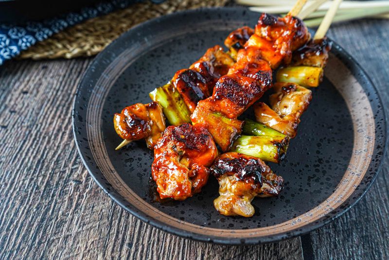 Korean-Inspired Gochujang Pork Skewers (mild or spicy)