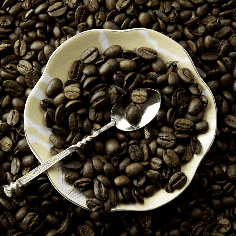 Coffee beans from bulk or local roaster