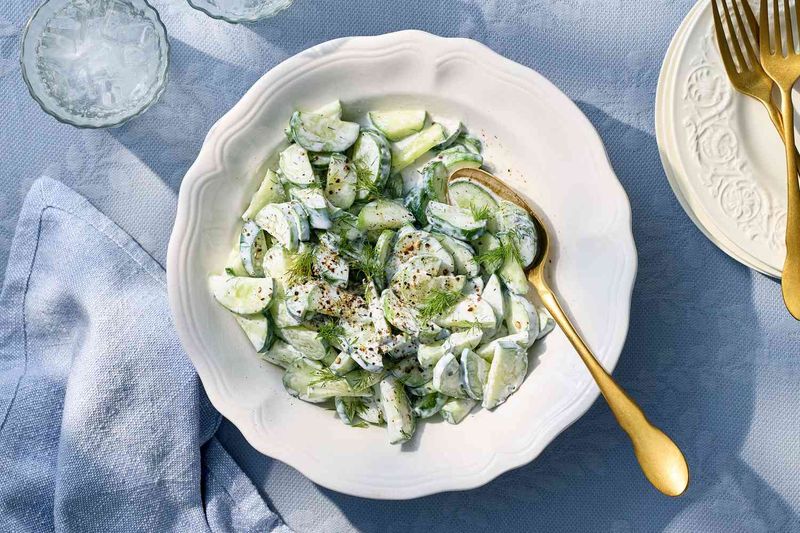 Cucumber Salad in Sour Cream