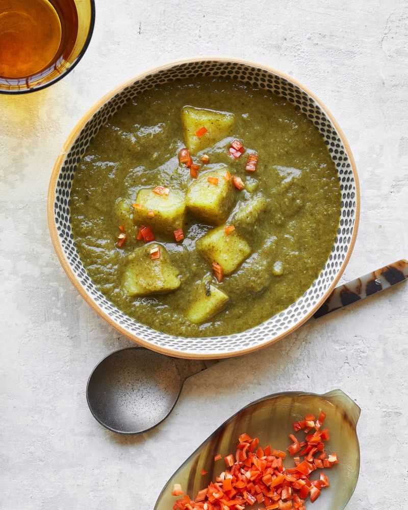 Canned pepper pot soup