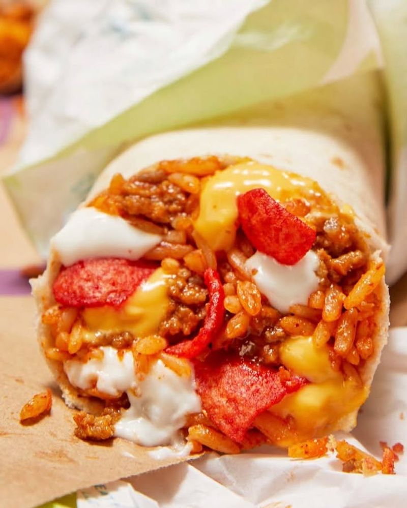 Taco Bell Beefy Crunch Burrito