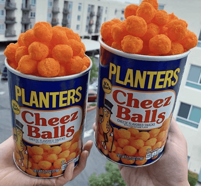 Cheez Balls in Tins
