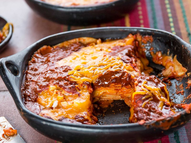 Blue Corn Enchiladas
