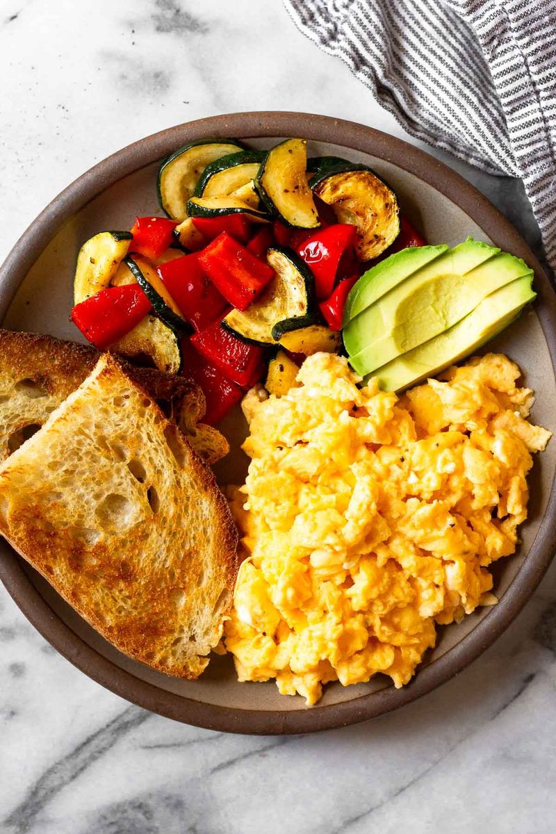 Cottage Cheese Egg Scramble