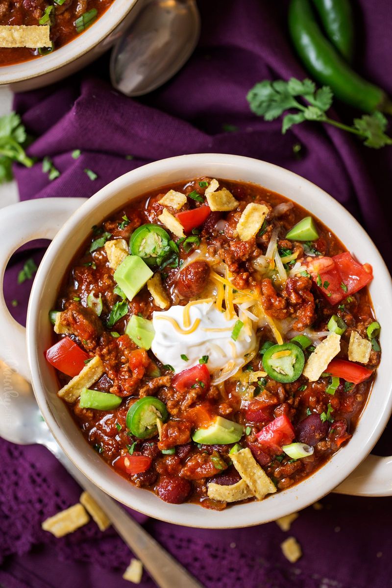 Slow-Cooker Chili (Classic Beef Or Turkey)