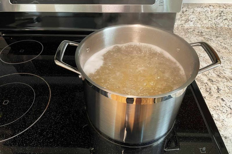 Use a big pot with lots of water