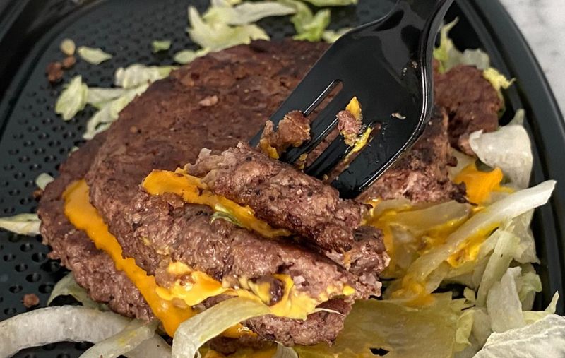 Quarter Pounder With Lettuce Wrap (custom)