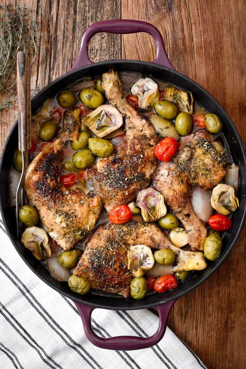 Chicken Provençal That Smells Like A Mediterranean Vacation