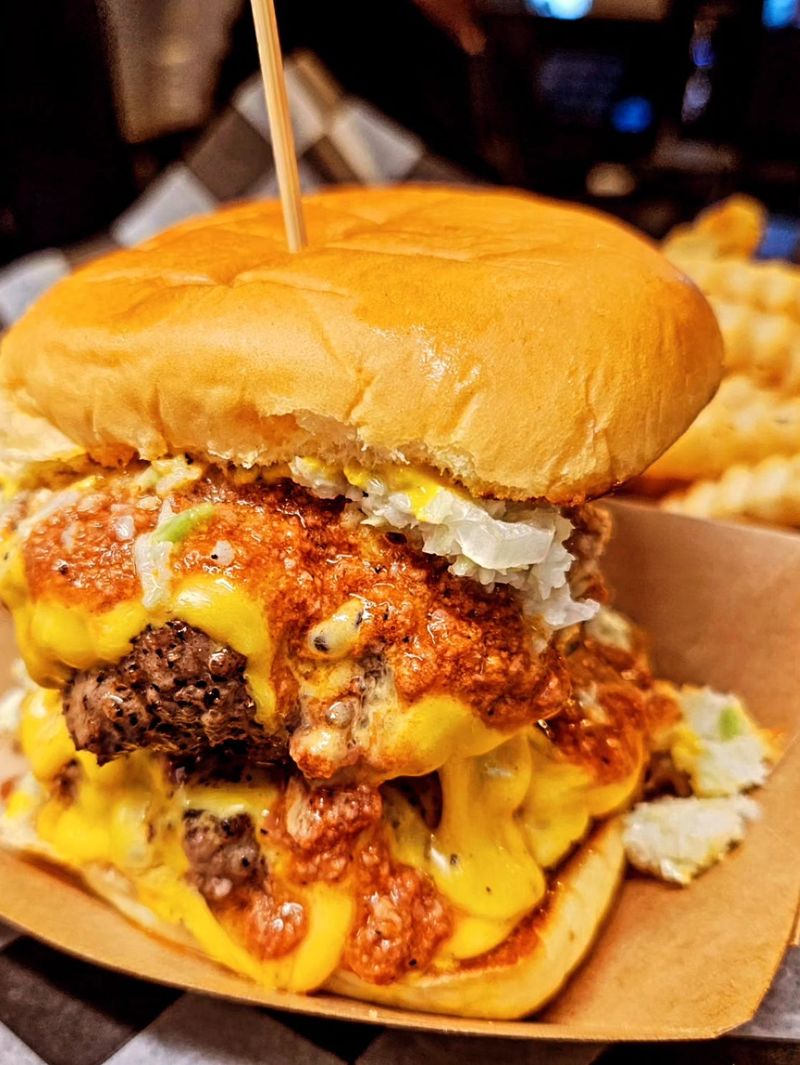 North Carolina - Al’s Burger Shack Bobo Chili Cheeseburger with Crinkle Fries