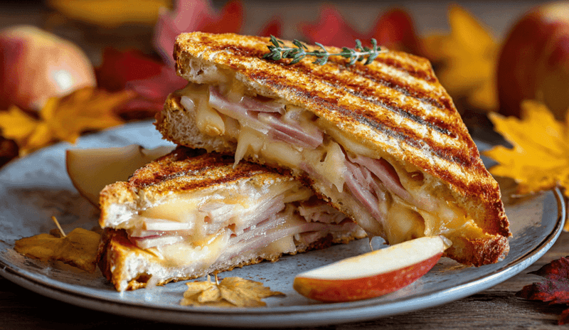 Ham and Apple Grilled Cheese