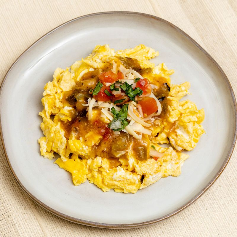 Canned Green Chile Scramble