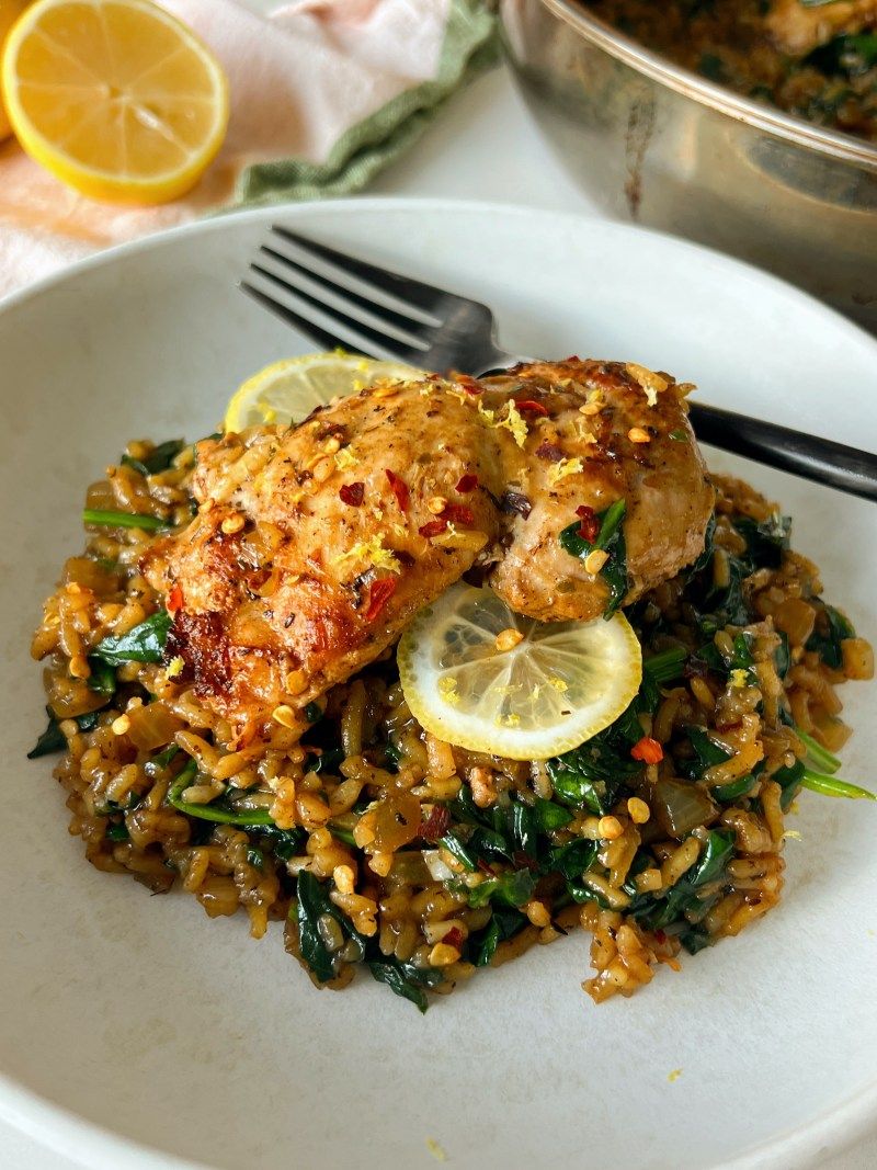 One-Pan Chicken And Rice