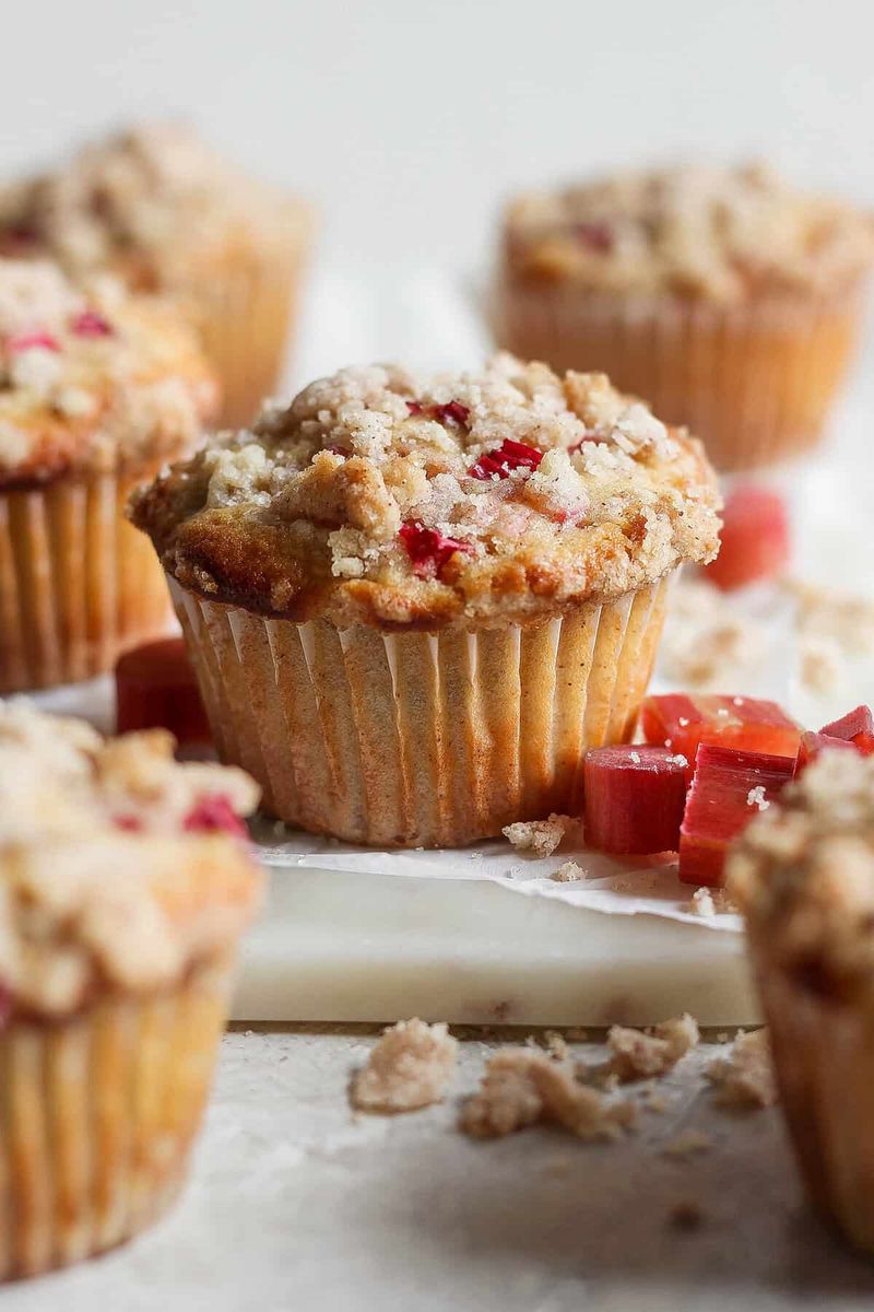 Rhubarb Muffins
