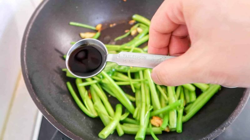 Pad pak (stir-fried morning glory or greens)