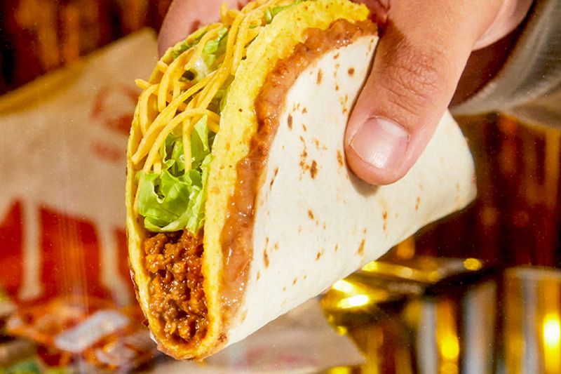 Taco Bell Double Decker Taco