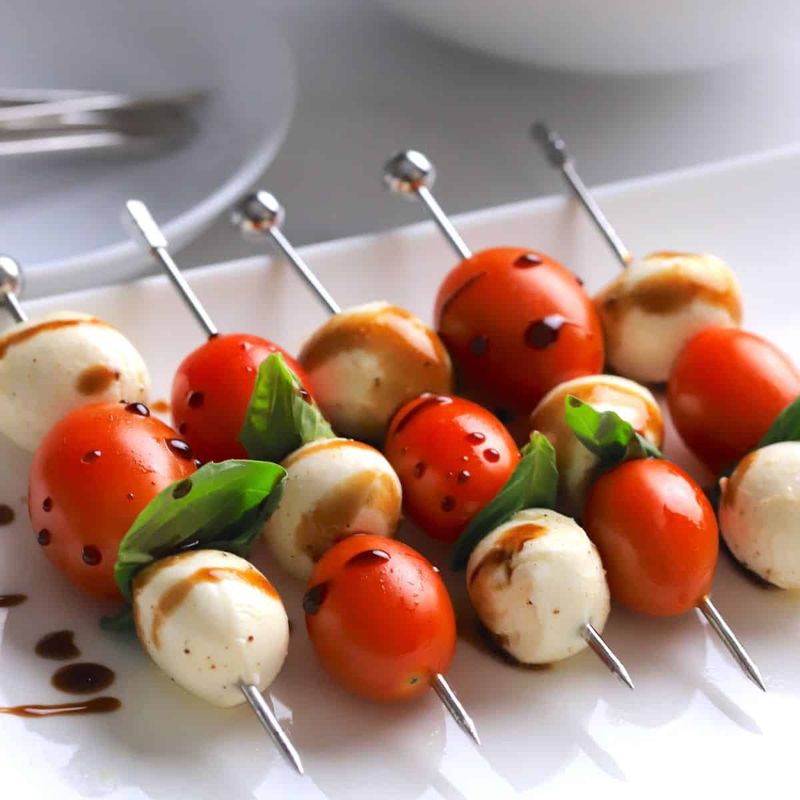 Mini Caprese Skewers