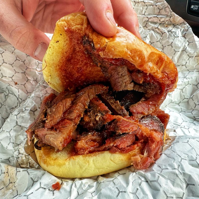 Fazoli’s Brisket Sandwich (Regional)