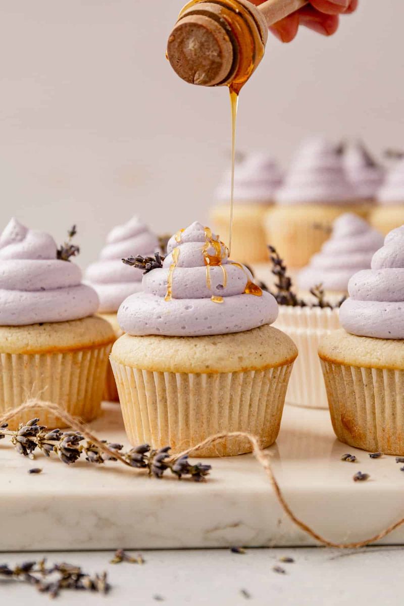 Honey Lavender Cupcakes