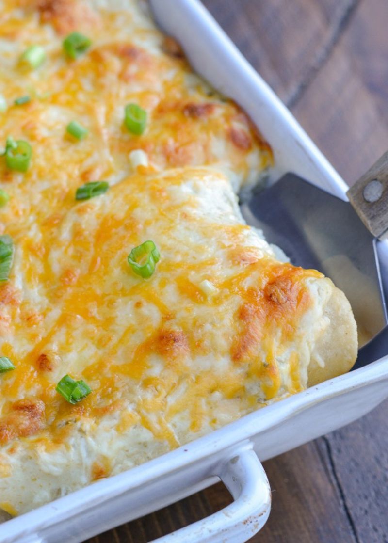 Sour Cream Chicken Enchilada Casserole
