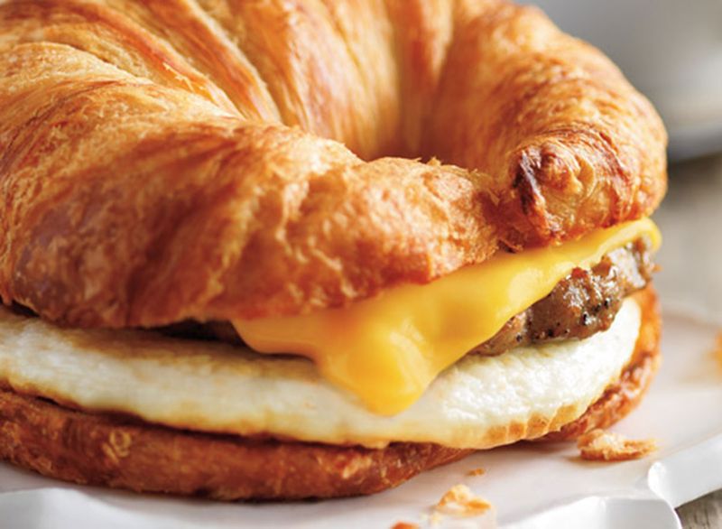 Dunkin’ Sausage, Egg & Cheese on Croissant