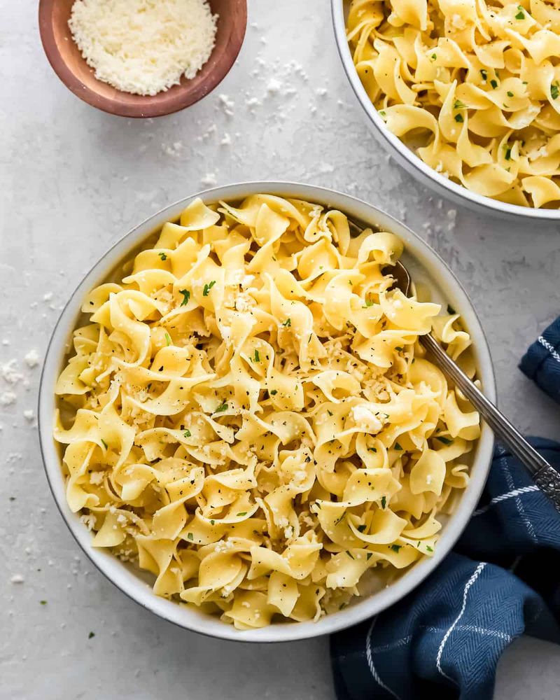 Buttered Noodles With Crispy Breadcrumbs