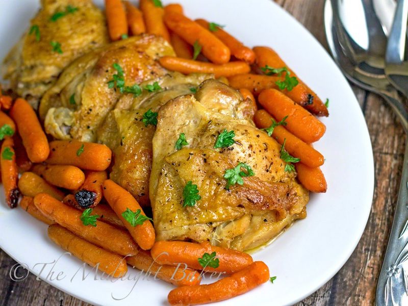 Maple Dijon Chicken and Carrots