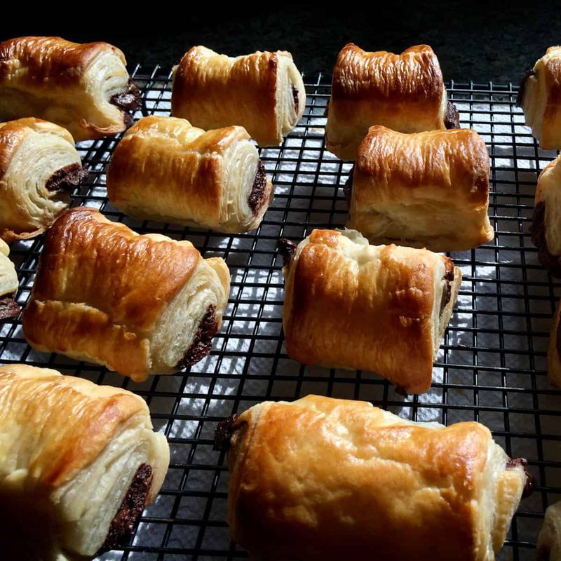 Chocolate Croissant Bites