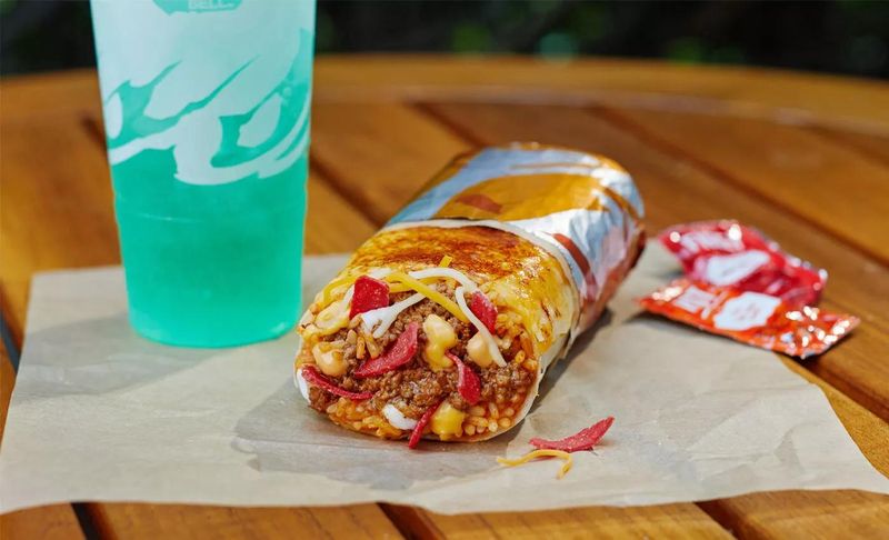 Taco Bell Grilled Cheese Burrito