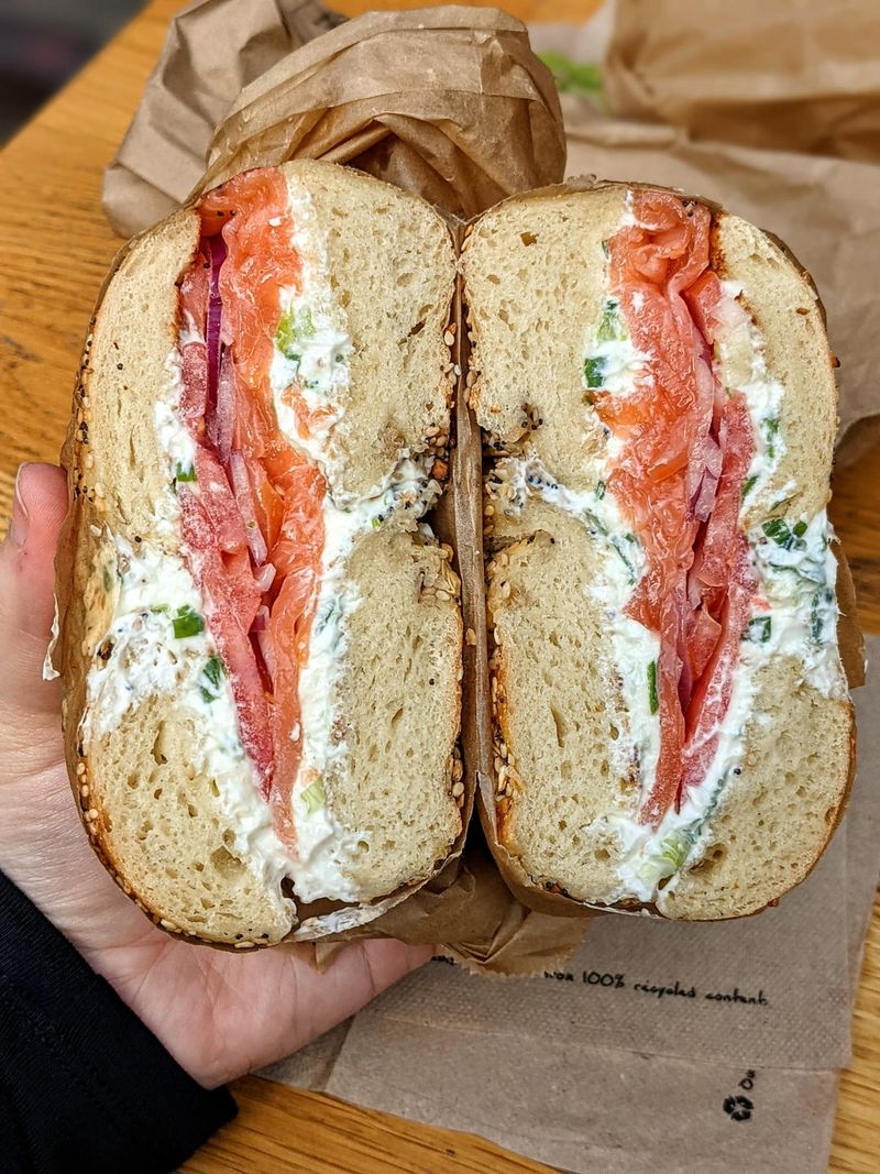 The Classic Everything Bagel With Scallion Cream Cheese
