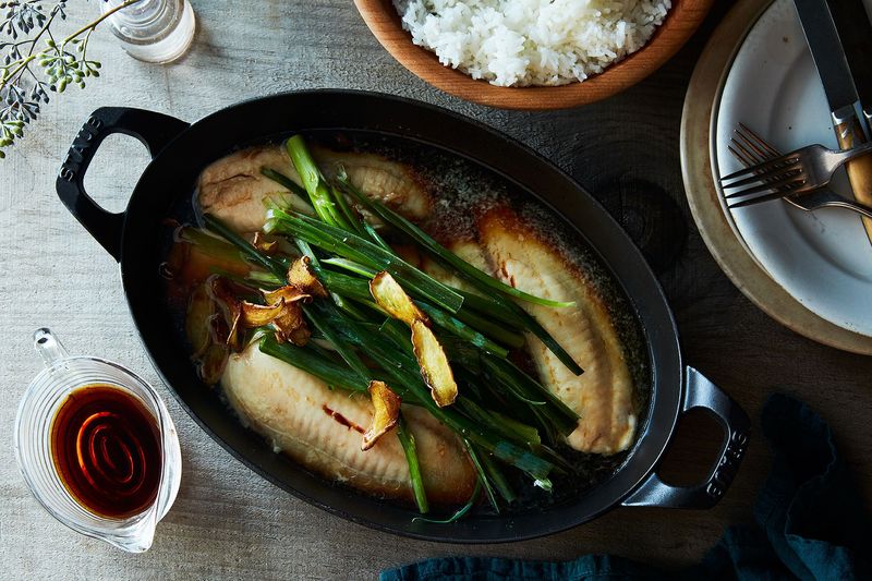 Ginger Soy Steamed Fish