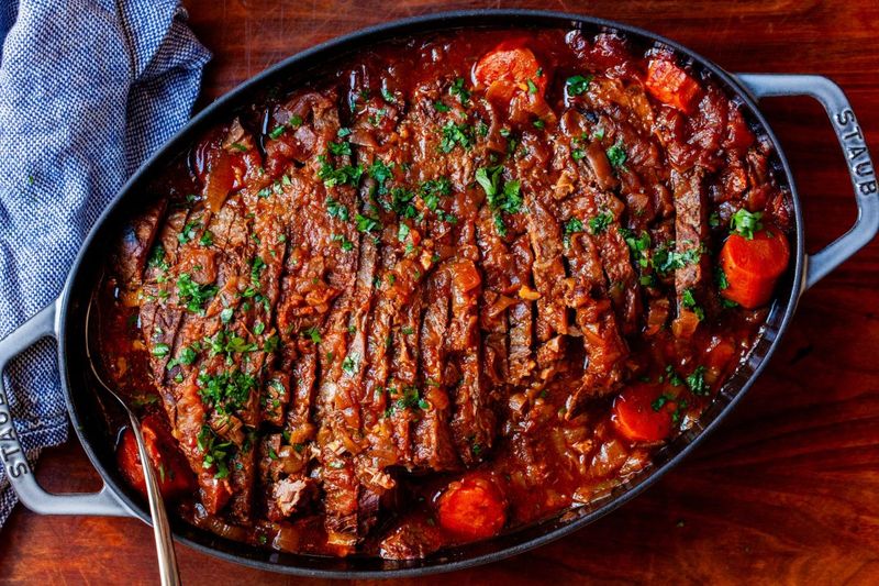 Brisket with Caramelized Onions