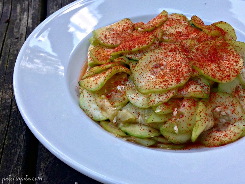 Smoky Paprika Cucumber Slices