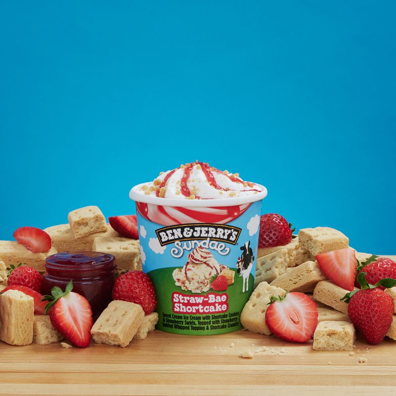 Ben & Jerry’s Straw-Bae Shortcake Sundae