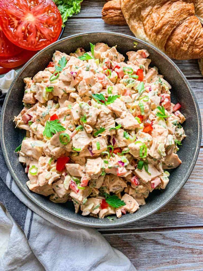 Chicken Salad with Roasted Red Peppers