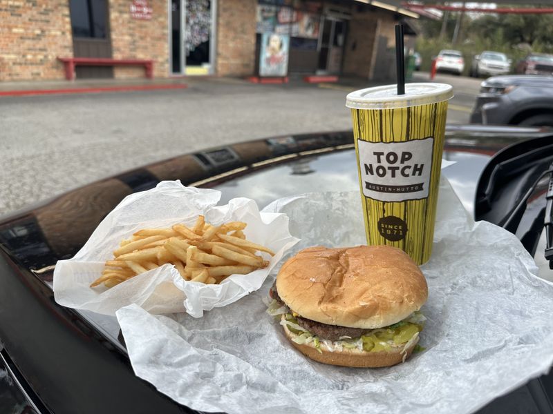 Top Notch Burger's Classic Drive-In Experience