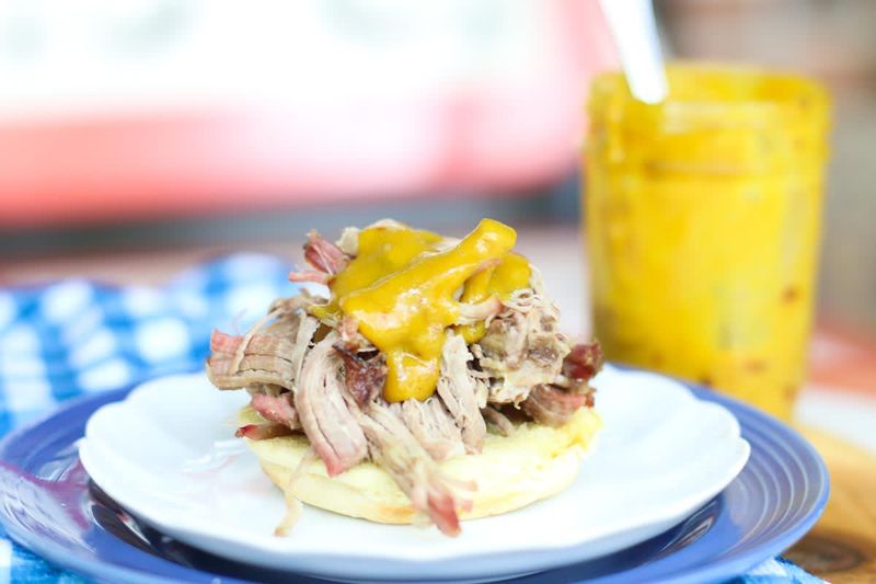 South Carolina — Mustard-Based BBQ Sandwich (BBQ counters)